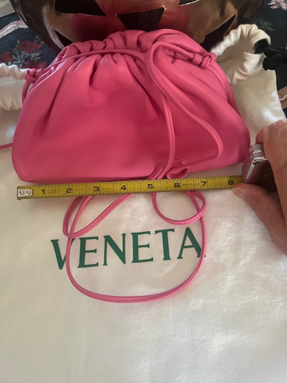 Bottega Veneta Hot Pink Cross Body/Cluch